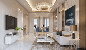 Smart World Gems - 2BHK + Study (1196 Sqft ) : Image 3