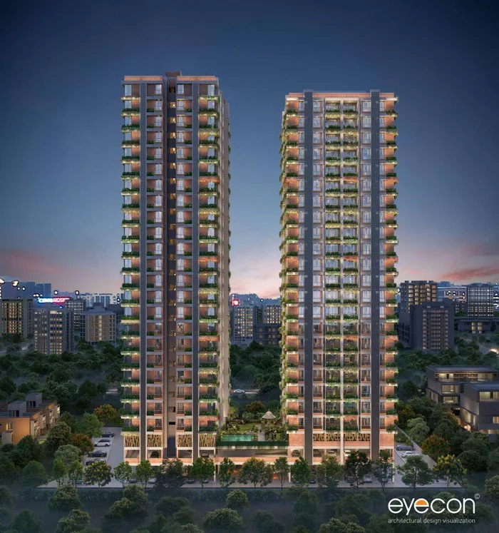 AC Bel Air 4, BHK Apartment in Nashik Road : Image 1